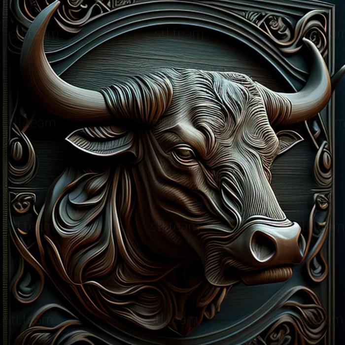 3D model bull 3d model (STL)